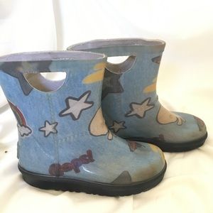 Ugg Rahjee Rain Boots Patches Toddler Size 9